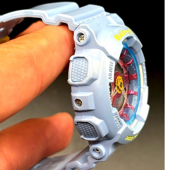 Casio Baby-G BA-110CA-2A Neo-Pastel Blue Pink Analog Digital Women’s Watch